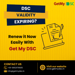 Renew DSC online